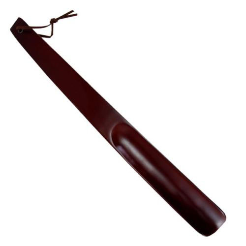 38CM red brown wooden shoe horn